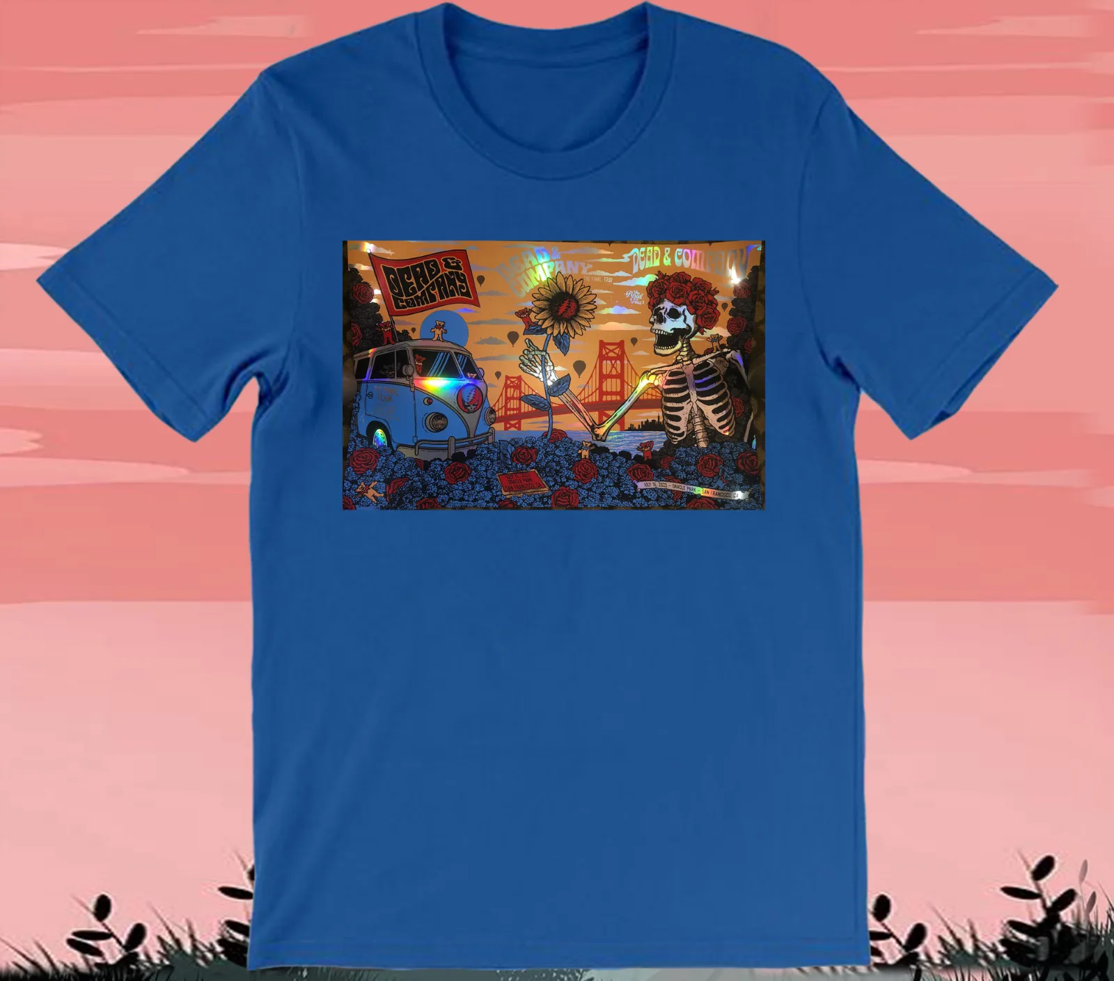 Dead And Company San Francisco Oracle Park Last Show T Shirt Blue U2048