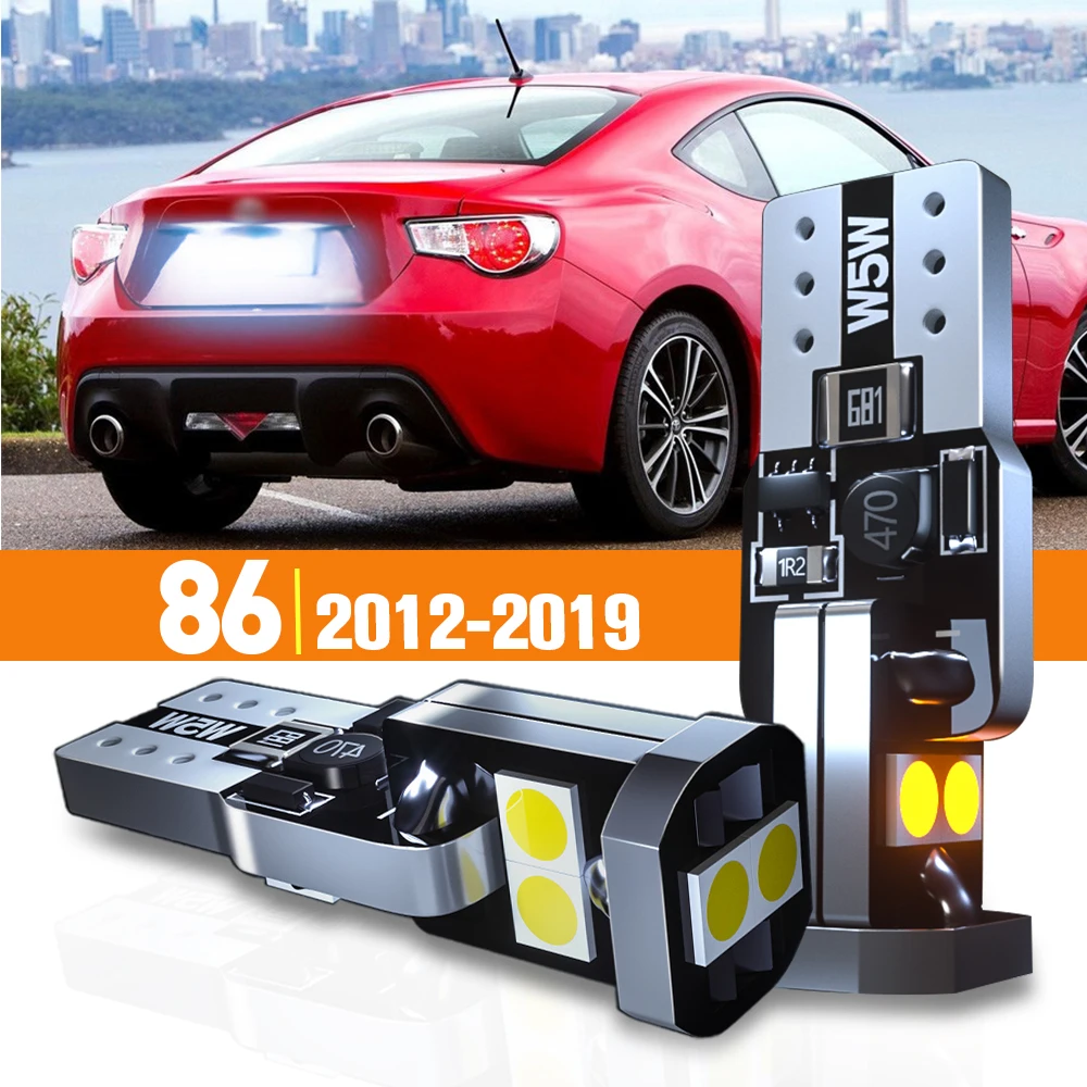 

2x LED License Plate Light For Toyota 86 2012 2013 2014 2015 2016 2017 2018 2019 Accessories Canbus Lamp