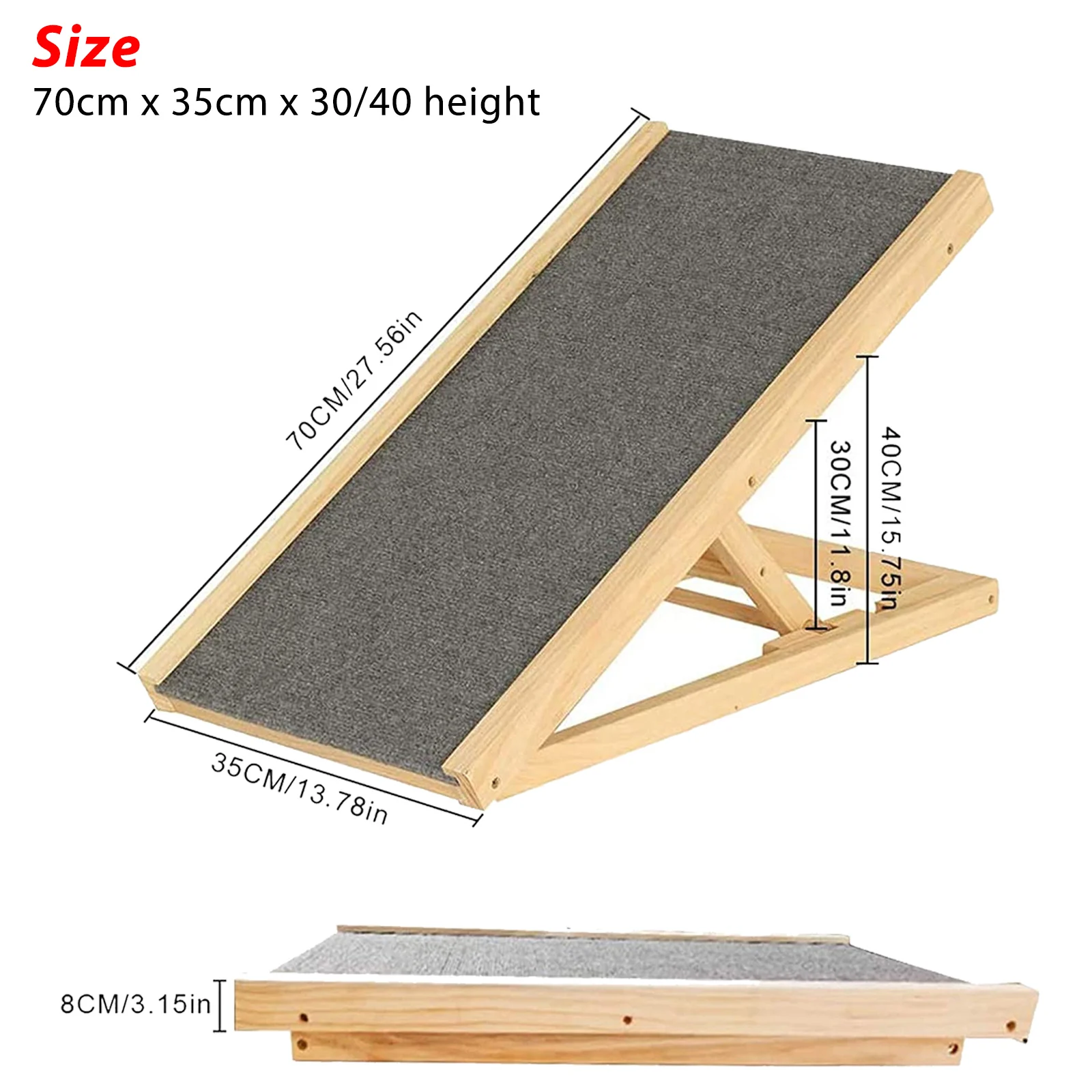 70cm (2 Height)