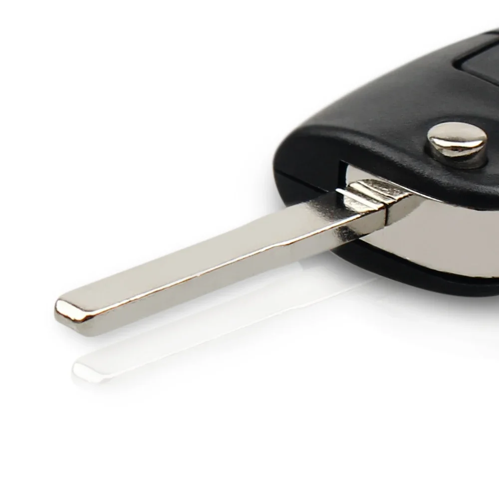 Custodia Protettiva Per Chiave Auto Ford Flip Key A 3 Pulsanti – ABS E Silicone Con Pulsanti Fosforescenti (Compatibile Fiesta/Focus/Kuga)