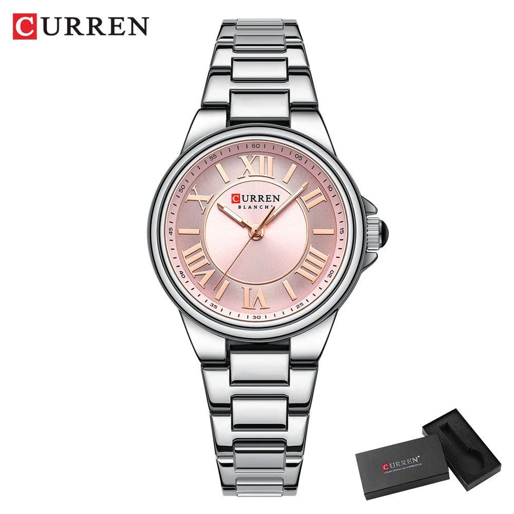 silver pink box