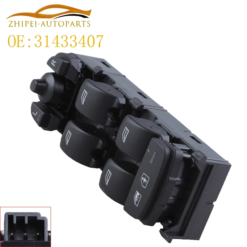 8Pcs Carbon Fiber ABS Door Switch Panel Covers – For Hyundai Elantra CN7 N Line 2021-2024 Interior Upgrade
