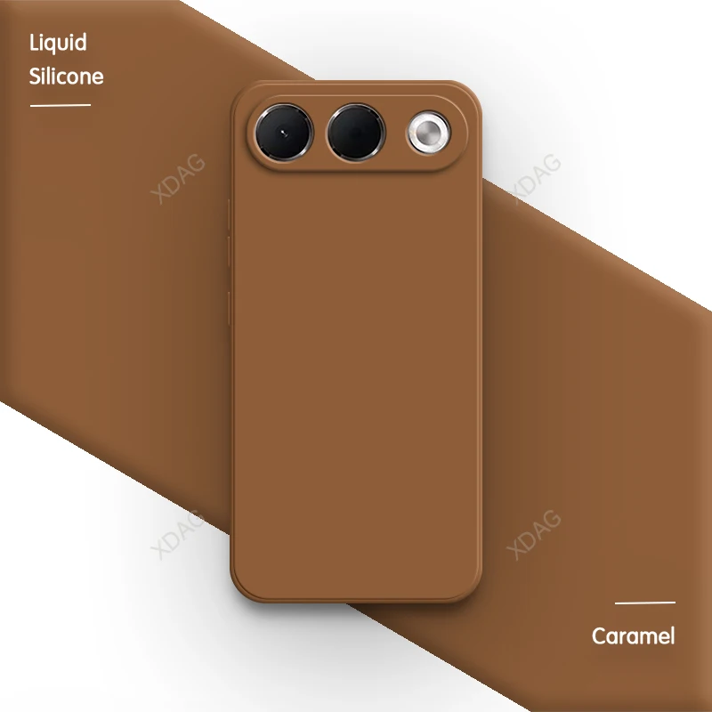 Candy Phone Cases with Camera Protection and Liquid Silicone Back Cover