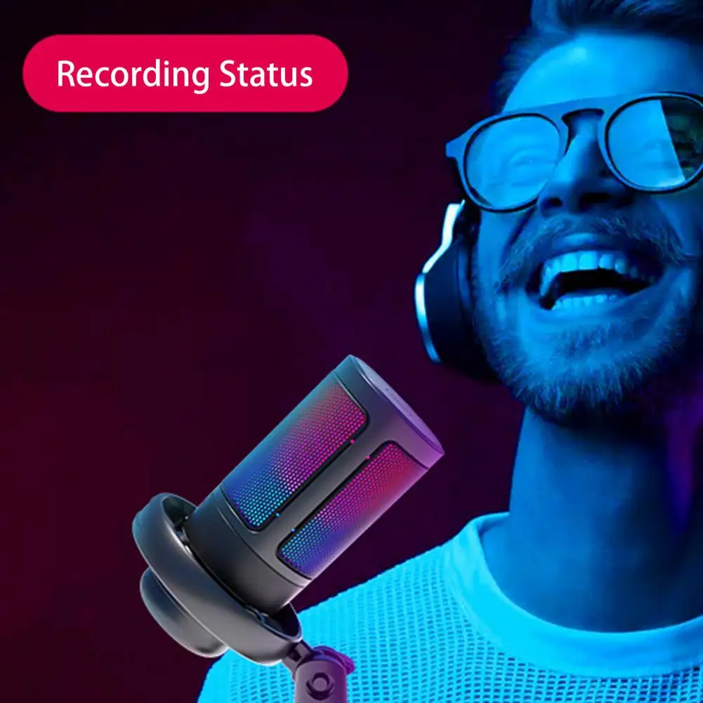 Microphone Long Lasting Useful Podcasting USB Gaming Microphone
