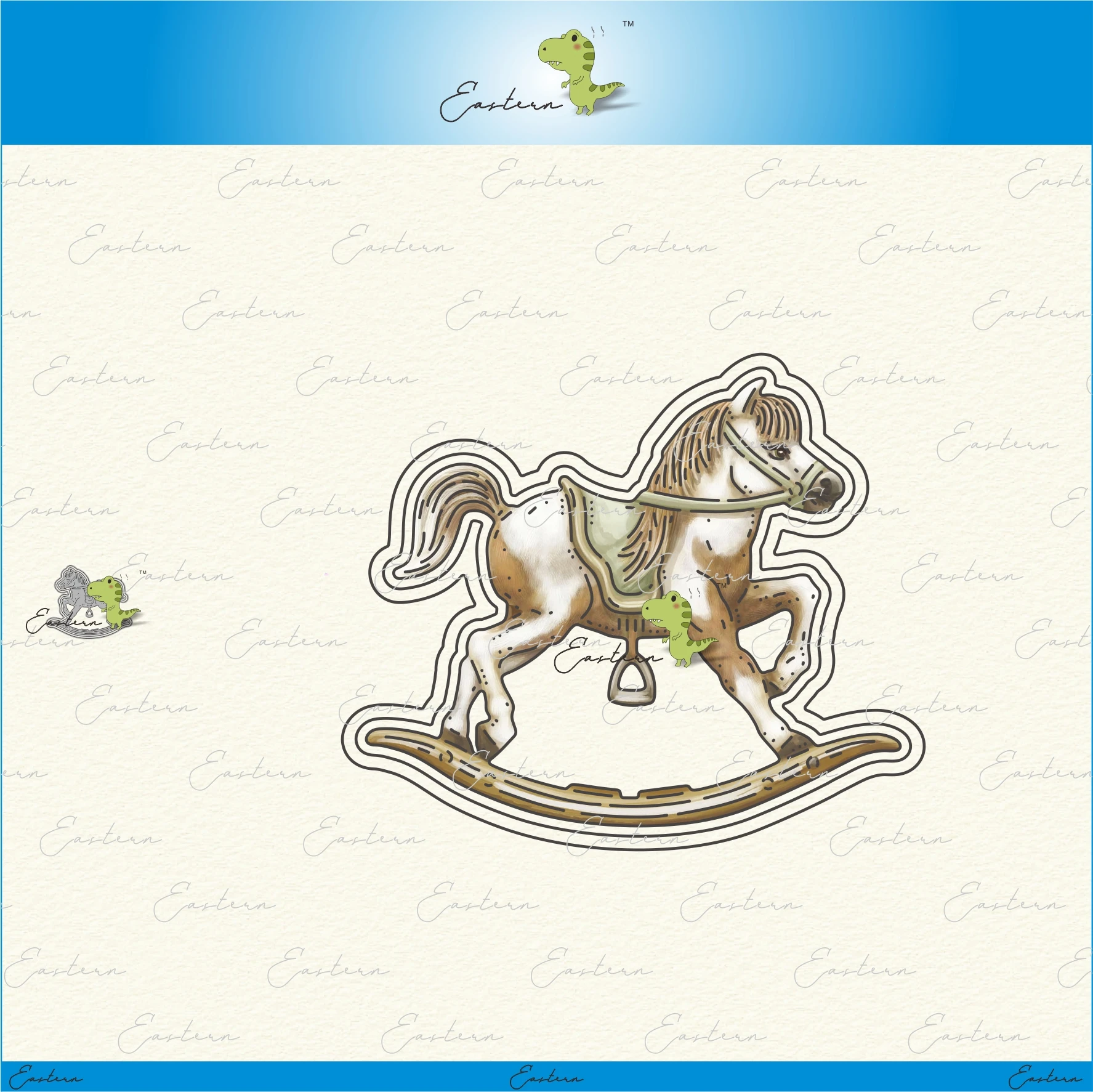 

Trojan horse metal cutting dies 2022 new diy molds Scrapbooking Paper Making die cuts crafts Printed Sheet