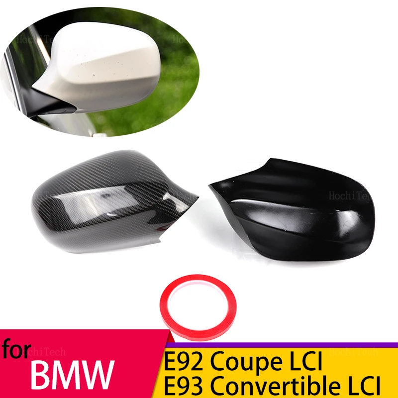 

Real Carbon Fiber Mirror Cap Wing Side Mirror Cover Sticker For BMW 3 Series E92 coupe LCI 2010-2013 E93 Convertible LCi 2009-13