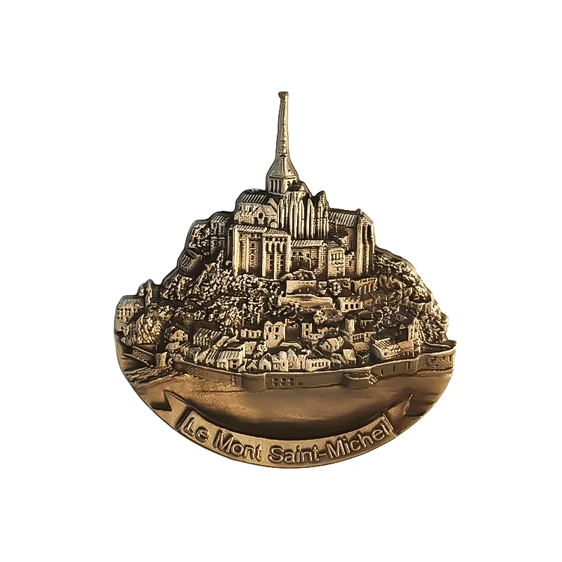 France，Mont Saint Michel，Metal，3D Stereoscopic，Tourism