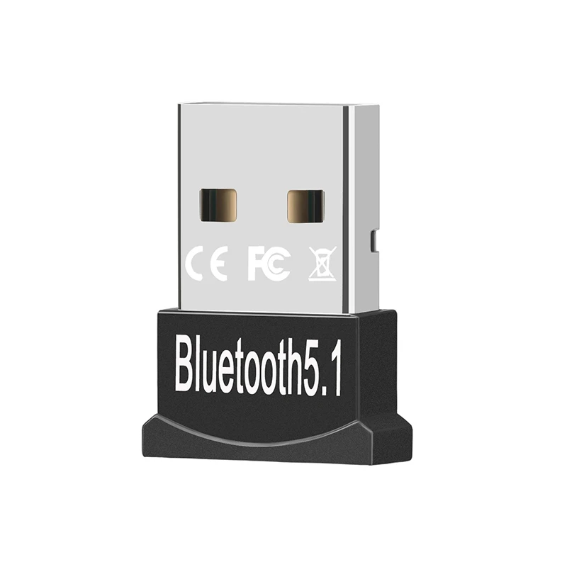 USB 블루투스 호환 5.1 어댑터, Aux 전송 음악 수신기, PC 노트북용 어댑터