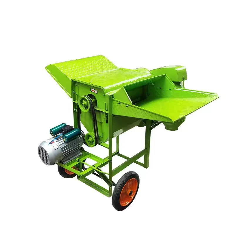 100-200KG/H Wheat Thresher Agricultural Soybean Sorghum Sesame Rice Threshing Machine Full Feeding Wheat Threshing Machine manual grass rice wheat straw rope knitting twisting making machine