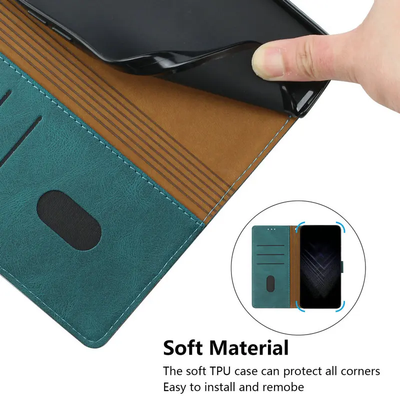 Leather Flip Case with Magnetic Closure