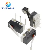 10PCS Micro Limit Switch Momentary Push Button Switch 1A 125V AC Mouse Switch 3Pins Long Handle Roller Lever Arm SPDT 12X6X6MM - Image 4