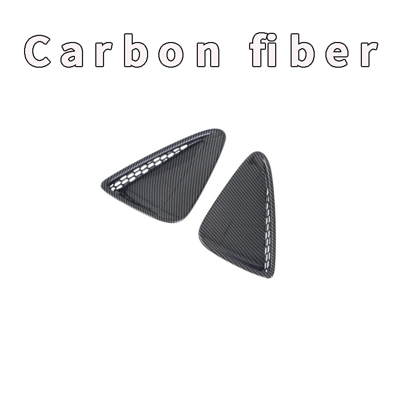 Carbon Schwarz Auto Front Nebel Licht Trim Aufkleber für Xiaomi SU7 pro MAX Anti-Scratch Scratch Dekorative Shell Cover zubehör – Detail 4