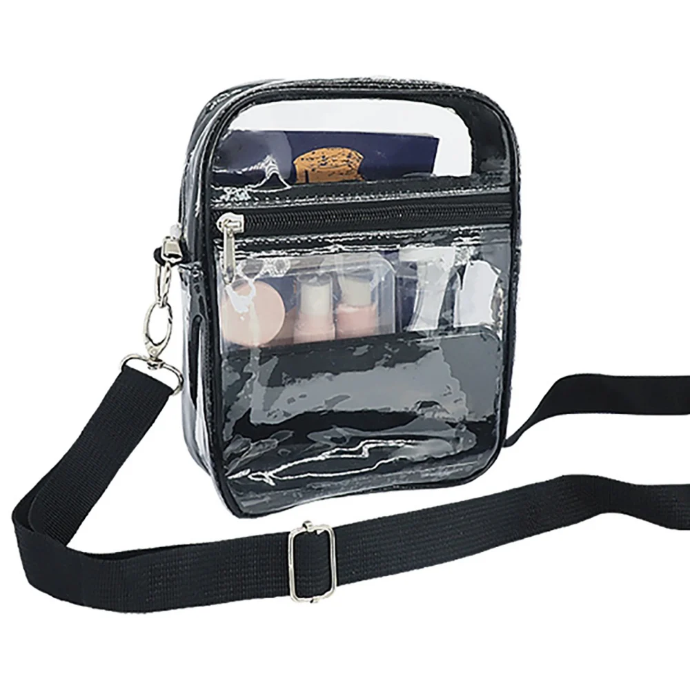 Purse Bag  for Concerts Fashionable Easy to Carry Transparent PVC Crossbody images - 6