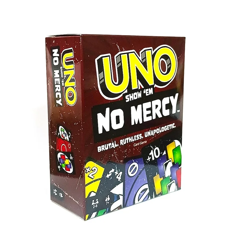 Uno No Mercy Matching Card Game Minecraft Multiplayer Family Party Boardgame Funny Friends Entertainment Poker