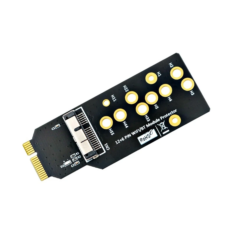 

12+6 Pin Wifi Bluetooth Module Protector Adapter For BCM94360CD BCM94331CD BCM94360CS BCM94360CS2 BCM943224PCIEBT2 Durable