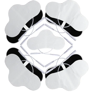 Electrode Pads TENS Back Neck Acupuncture Unit 2mm Plug Replacement Muscle Stimulator Stickers Treatment Massager