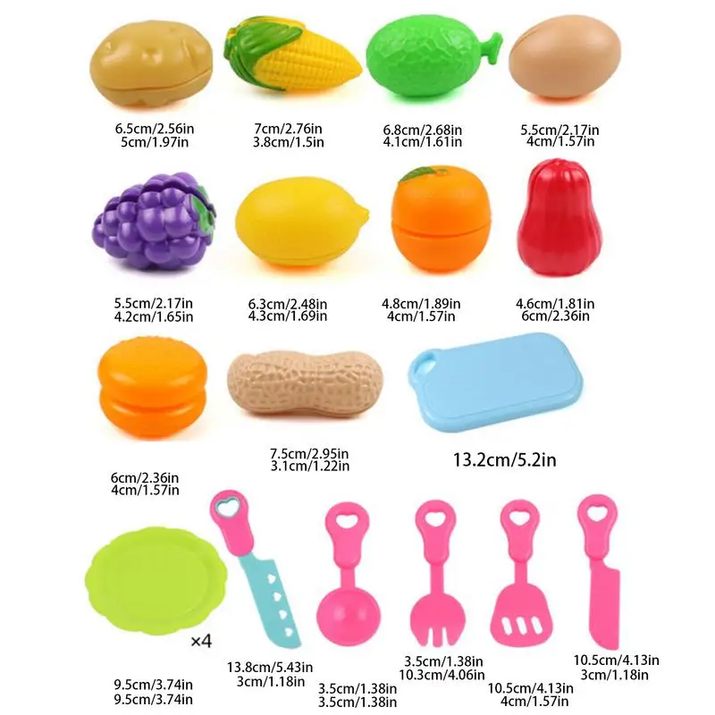 Children's Supermarket Shopping Cart Baby Trolley Toy Fruit Cut Happy Home Simulation Kitchen Boy Girl Birthday Gifts 5
