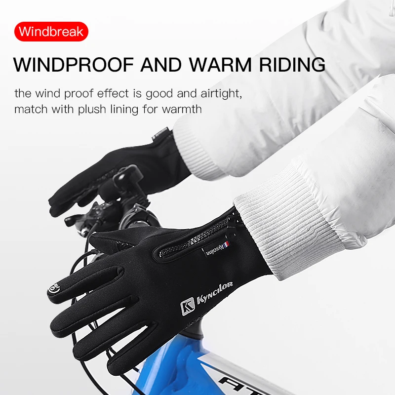 Hot Winter Gloves For Men Women Warm Touchscreen Full Finger Glove Waterproof Outdoor  Running Bike Skiing Motorcycle Riding