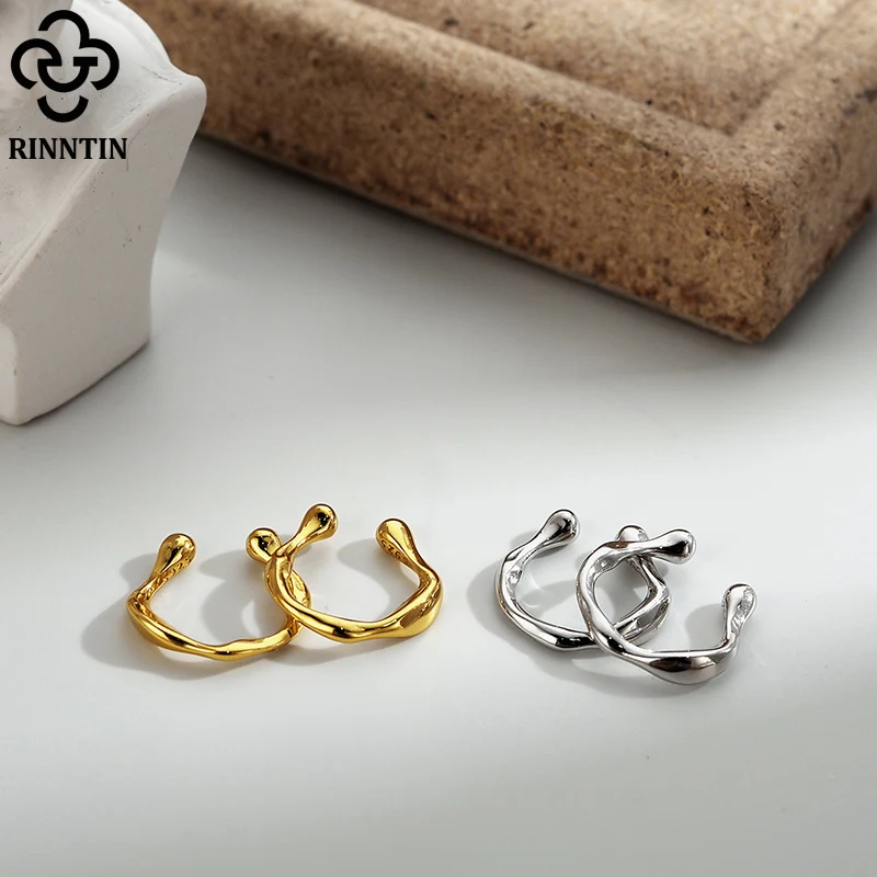 Ear Clip Earrings 1Pcs 925 Sterling Non-Piercing Helix Cartilage Cuff For Women Girls Jewelry CL07-12