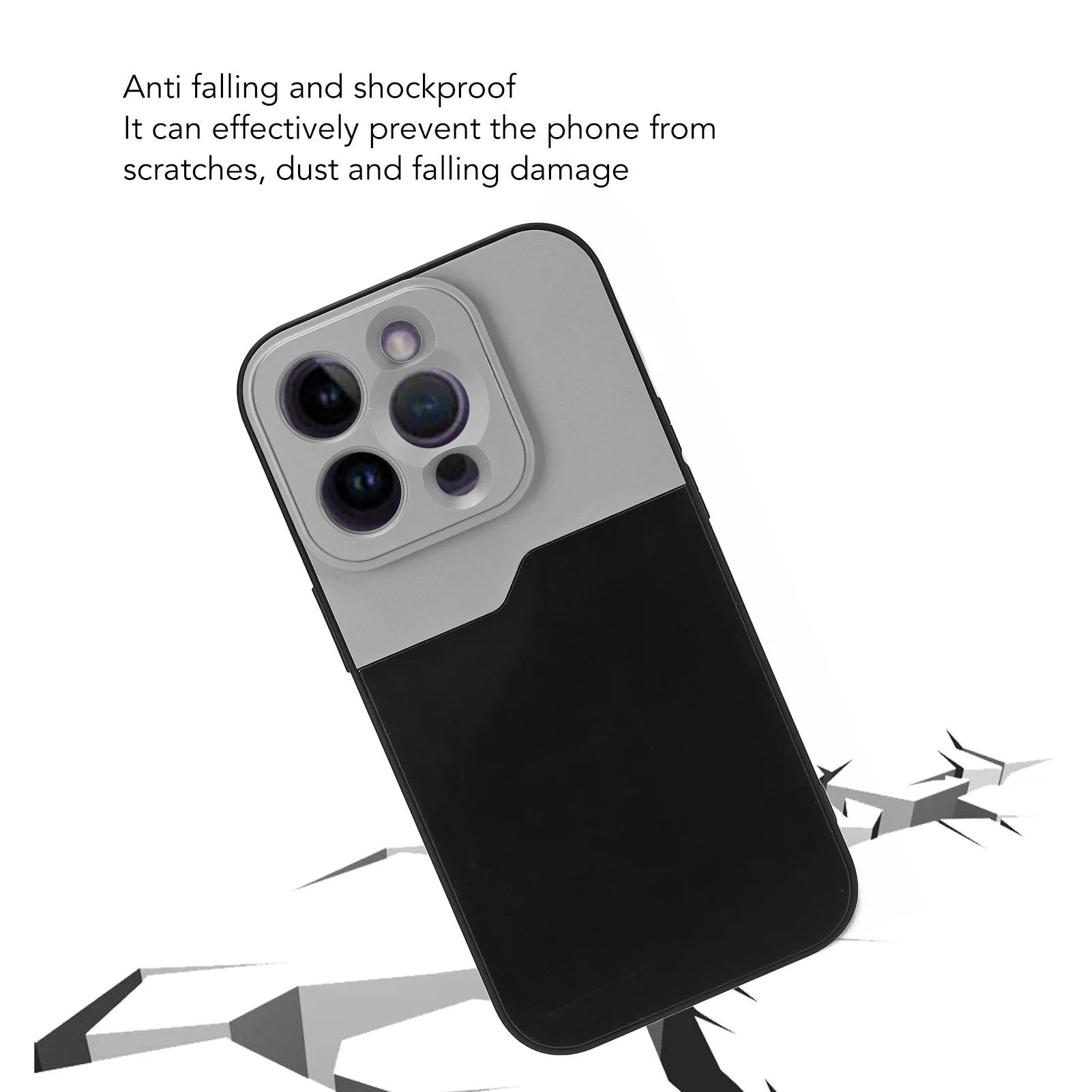 Phone Case for Iphone14 Pro Shockproof Phone Back Cover with Integrated 17mm Thread In Case Lens Mount