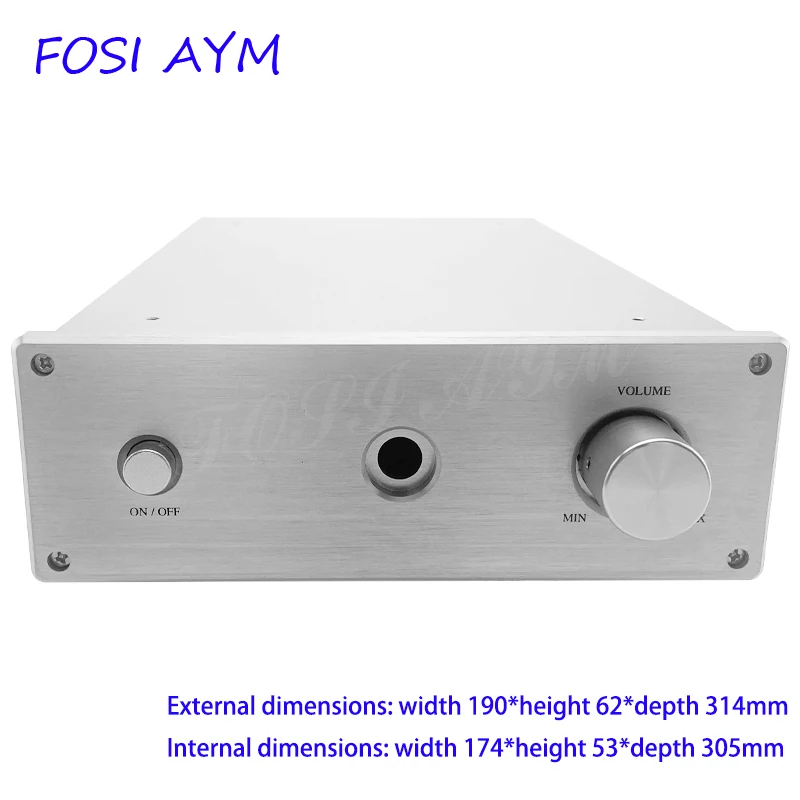190*62*314mm FOSI AYM DIY 알루미늄 앰프 박스 - 진공관 앰프 섀..