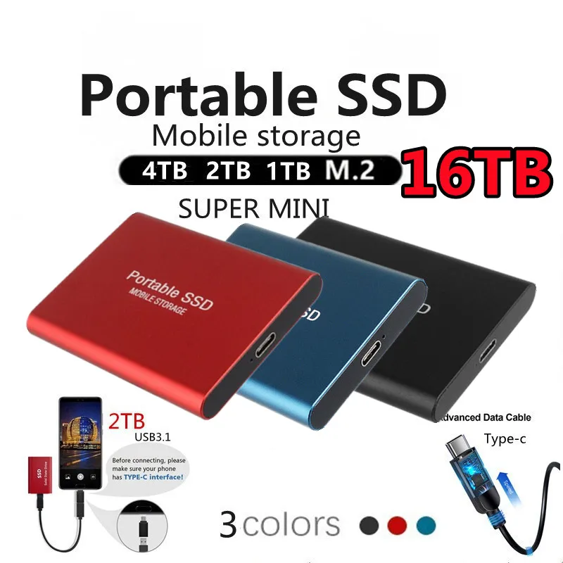 Портативный накопитель M.2 SSD 4 ТБ USB 3 0 |
