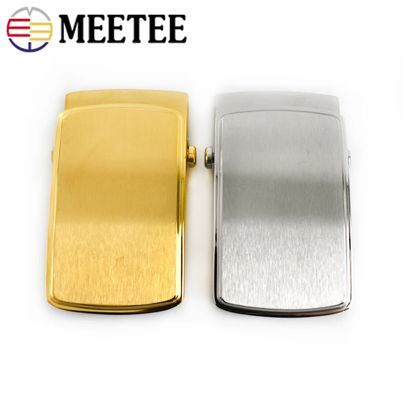 Meetee 1pc ID36mm/39mm Stainless Steel Roller Belt Buckle