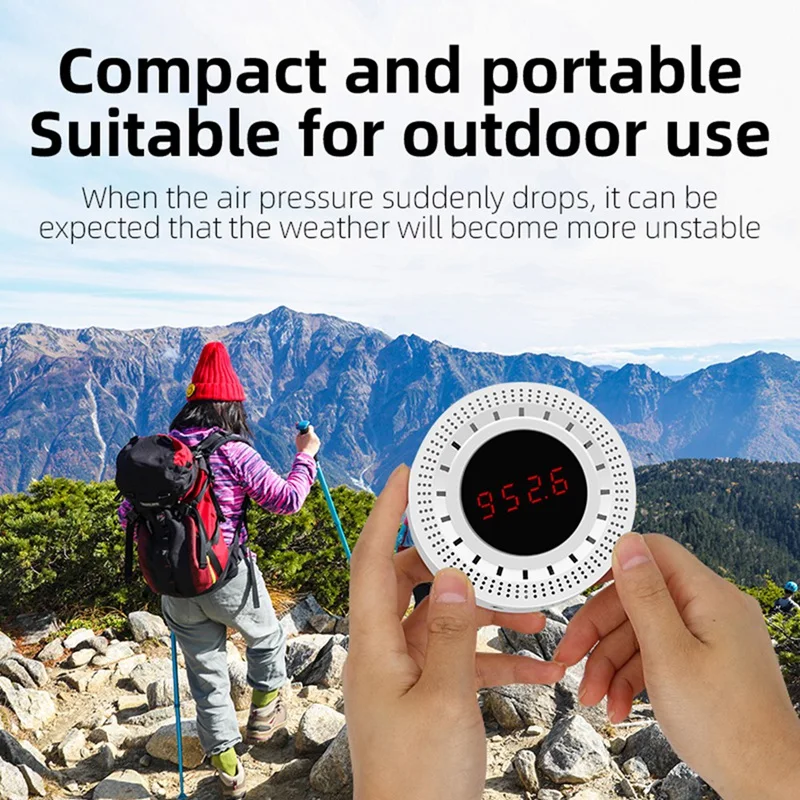 Tuya Pressure Sensor Atmospheric Pressure Detection With Temperature & Humidity Function Intelligent Life