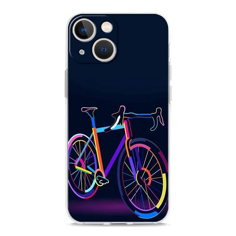 Mountain Bike Cycling Art Phone Case Cover