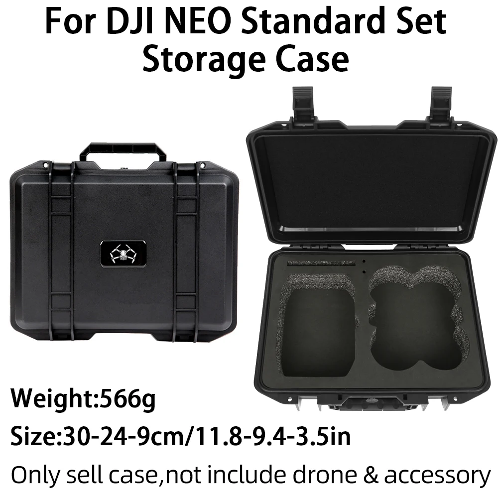 Explosion-Proof Box for DJI NEO Storage Bag with Non-Slip Handle Travel Portable Handbag EVA Hard Shell Bag Drone Accessories