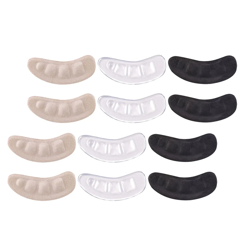 

6 Pairs High Heels Stickers Non-slip Shoe Pads Cushions Boots for Girls High-heel Gel Shoes Supplies Womens Protector Outdoor