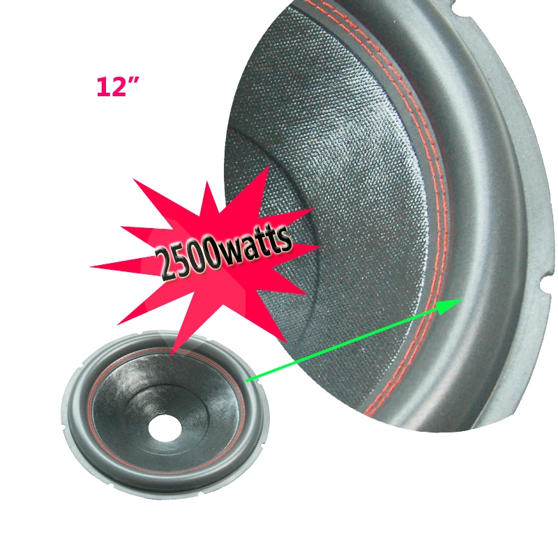 Bordes De Goma Para Altavoz - 2 Piezas, 8 Pulgadas, Diámetro Interior 142 Mm, Exterior 196 Mm | Reparación De Woofers Y Sonido Envolvente