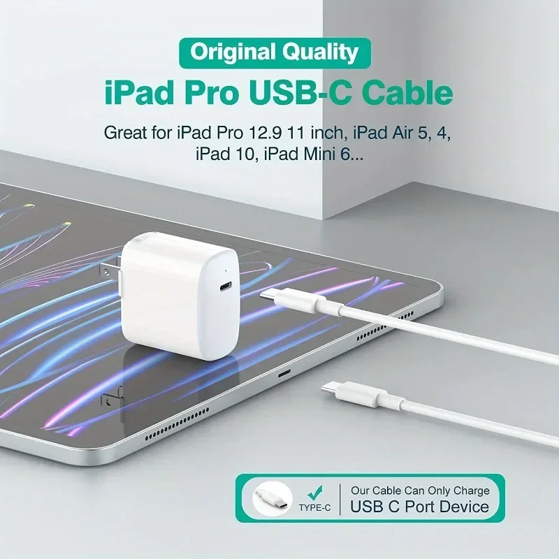 10 Pack 6.6ft (60W/3.1A) USB C to USB C Cable Type Fast Charging Cable for iPhone 15/15 Pro/15 Plus/15 Pro Max, MacBook Pro