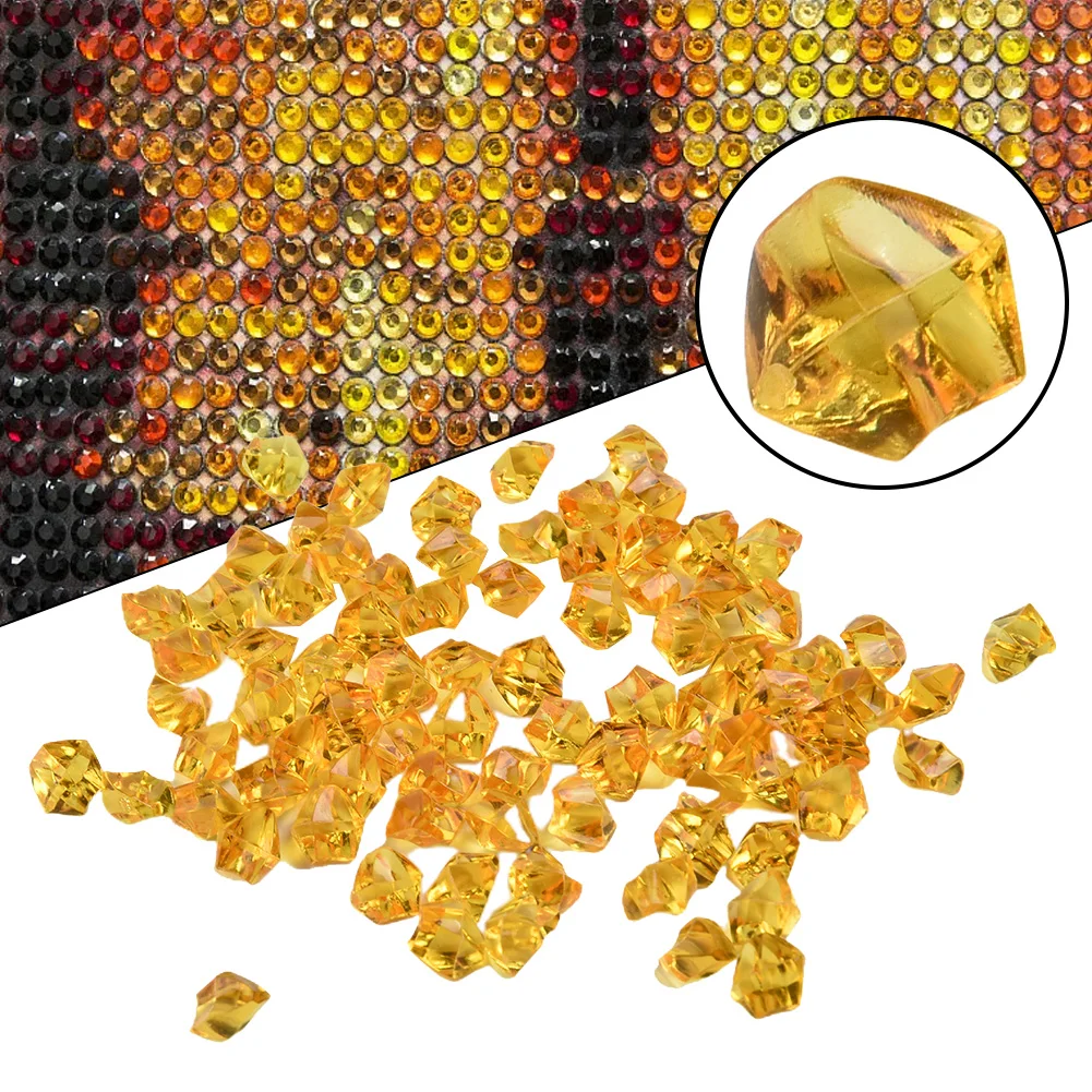 

200pc Acrylic Crystal Gem Stones Crushed Ice Rock Aquarium Colorful Stones Children Toy Fishes Tank Vase Landscaping Decoration