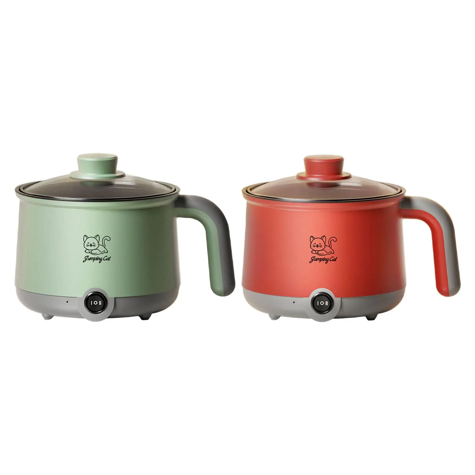 Electric Hot Pot Household Multipurpose Portable 1.8L Ramen Cooker Noodles Cooker for Shabu Shabu Dumpling Noodles Oatmeal Eggs