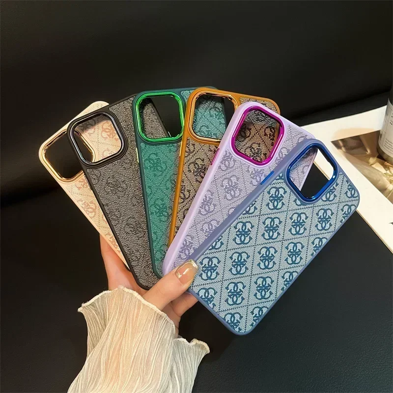 Luxurious Love G What Retro Classical Phone Case For iPhone 15 14 13 12 11 Pro Max Soft Silicone GUESS-ES Creativity Cover
