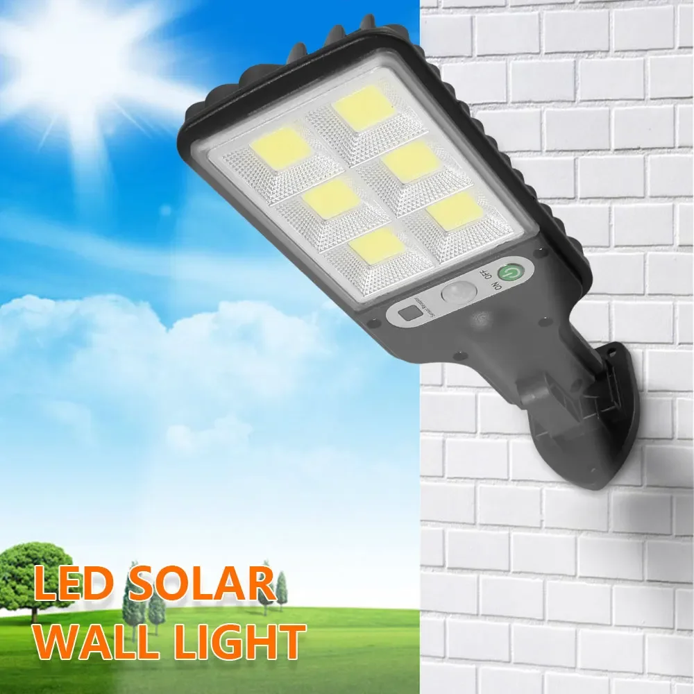 

LED Solar Wall Light PIR Motion Sensor Solar Street Light Outdoor Waterproof Wall Lamp for Yard Garden Street Garage dropshipp