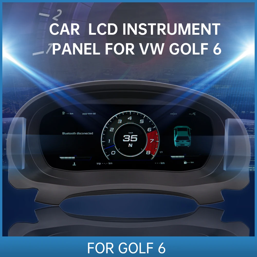 103LinuxCarLCDDashboardPanelVirtualCockPitSpeedometerfor