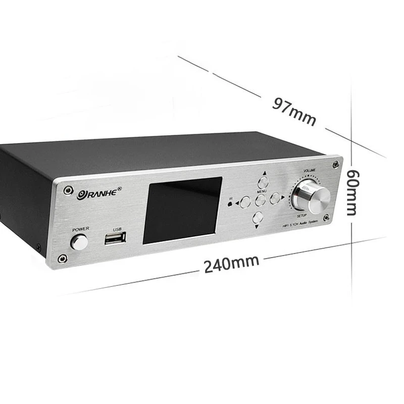 Фото 5.1CH аудио декодер Bluetooth 5,0 4K60Hz HD-MI 2,0 переключатель 2 в 1 Out ARC Converter PC-USB DAC DTS AC3 5,1 цифровая аудиосистема №5
