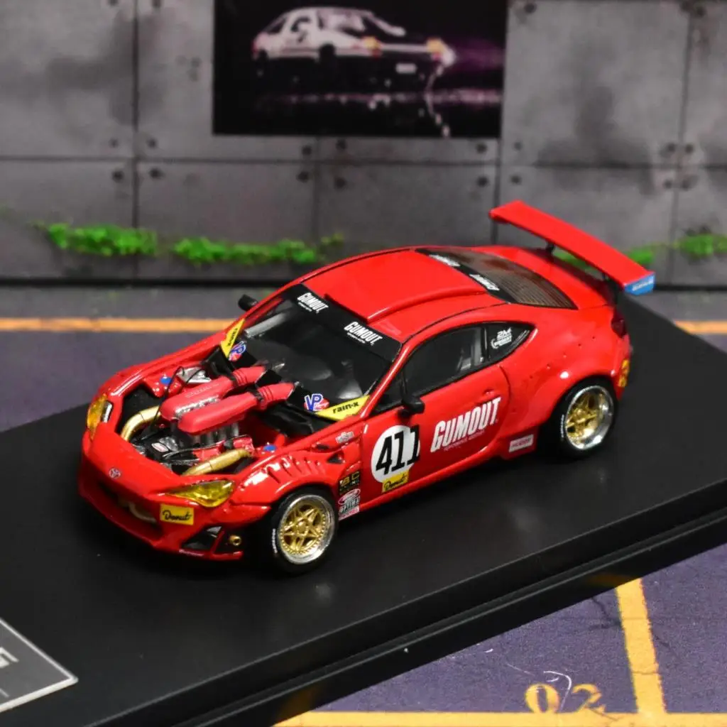 1/64 トヨタ Toyota 86 gulf フィギュア付き DCM 1:64 86+458 GT Gulf HKS Diecast Model Car - AliExpress