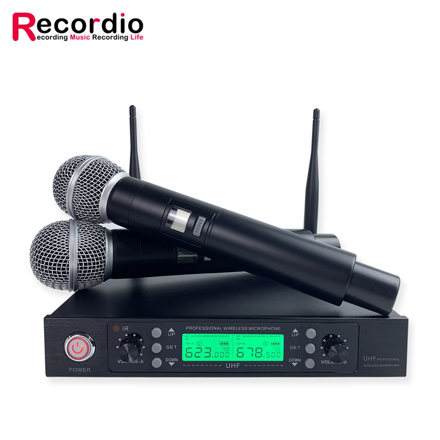 

GAW-U2288 Wireless Microphone UHF One On Two Professional U-segment Household Singing Handheld Conference Performance Microphone