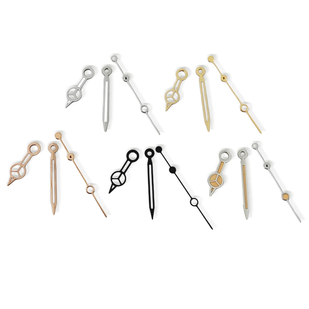 GoldWatchHandsGreenLuminousFitNH35NH36ETA28242836Miyota8215