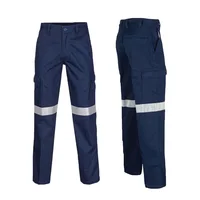 Men with Reflectors Work Pants