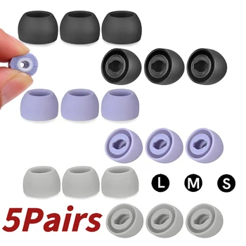 삼성 갤럭시 버즈 프로용 낙하 방지 이어팁 교체용 이어 쿠션 캡, 버즈 프로 소프트 실리콘 이어 팁 S M L, 신제품 상품 이미지