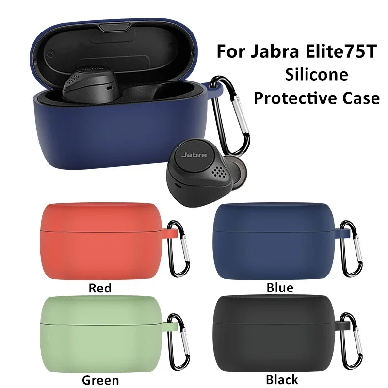 Protective Case Jabra Elite 75t Silicone Case Case For Jabra Elite