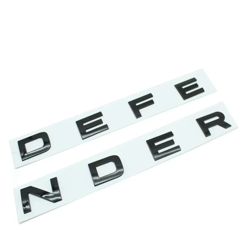 Premium DEFENDER Car Emblem Sticker - Sleek Decal for Trunk, Hood, or Bonnet