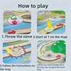 Funny Bunny Game, Tortoise Bunny Trap Competitive Board Game Interactive Educational Multiplayer Hare Trap Game Family Game 6