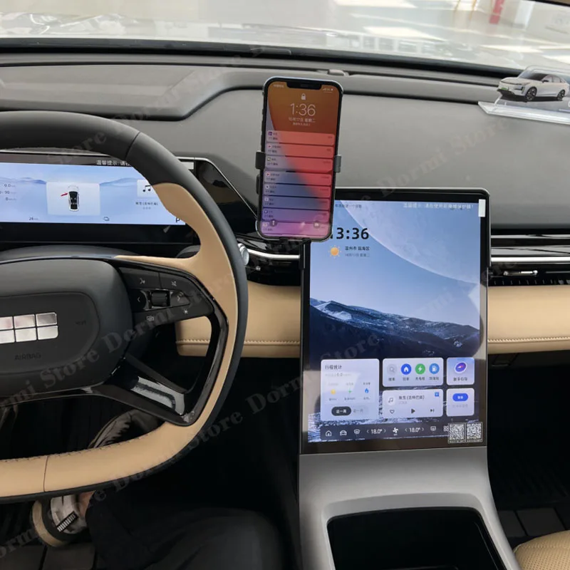 Car Mount Mobile Phone Holder GPS Bracket Gravity Stand Auto Navigation Modification For Geely Preface