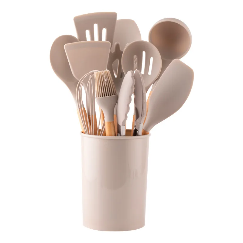 https://ae01.alicdn.com/kf/Se7f4b2a88e5440b4852ee88f0a7181afA/Khaki-Kitchen-Tools-12-Piece-Silicone-Spatula-With-Storage-Bucket-Wooden-Handle-Silicone-Kitchen-Set-Cooking.jpg