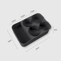Enhanced Car Central Control Refrigerator Silicone Anti - Slip Pad (Black)
